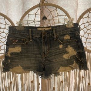 Hollister jean shorts